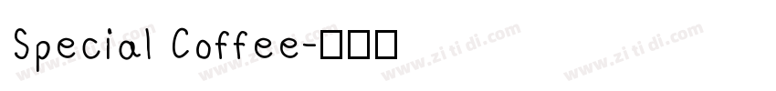 Special Coffee字体转换
